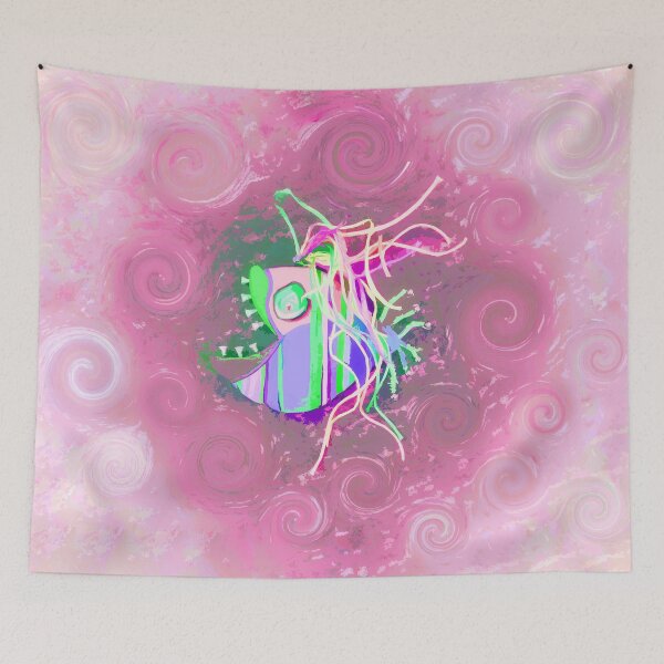 Item preview, Boho Fish Party Animal - This Fun Fish is Going to a Party 1 of 2  designed and sold by Beachy.