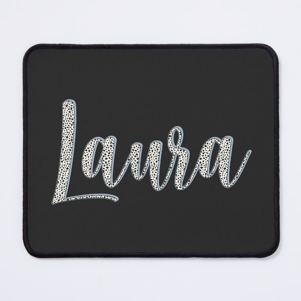 Item preview, Laura name, Dalmatian pattern Laura first name designed and sold by Danylo Mikhnievych.