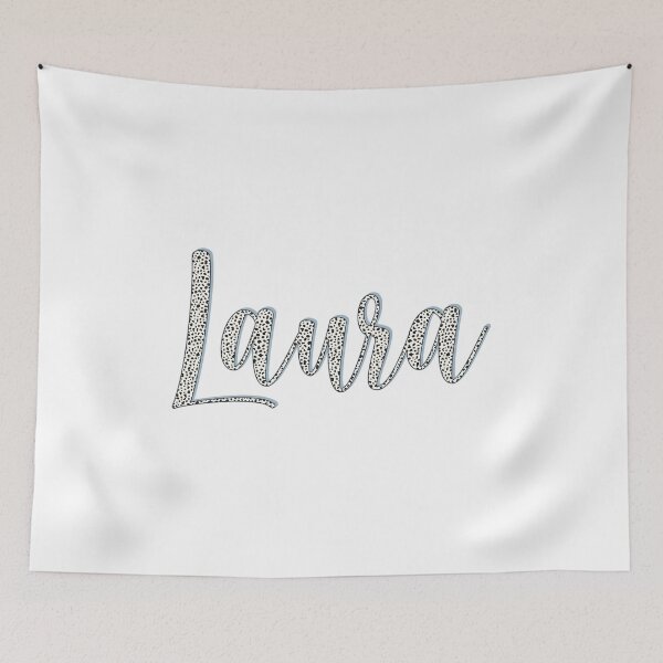 Item preview, Laura name, Dalmatian pattern Laura first name designed and sold by Danylo Mikhnievych.