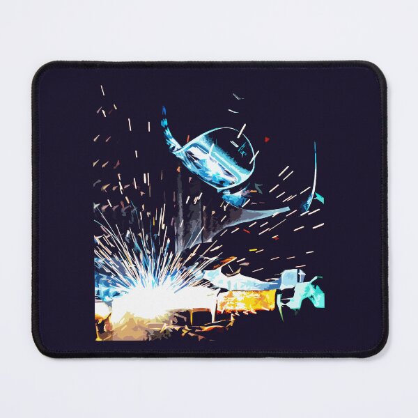 Item preview, Welder pop art style illustration designed and sold by KondeHipe.