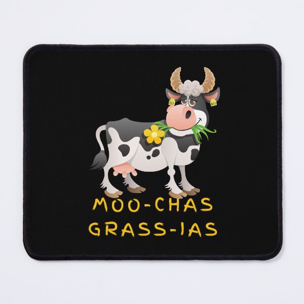 Item preview, Moo-chas Grass-ias-Muchas Gracias Funny designed and sold by artfartzzz.