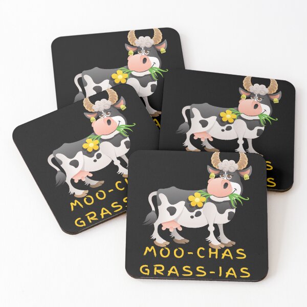 Item preview, Moo-chas Grass-ias-Muchas Gracias Funny designed and sold by artfartzzz.