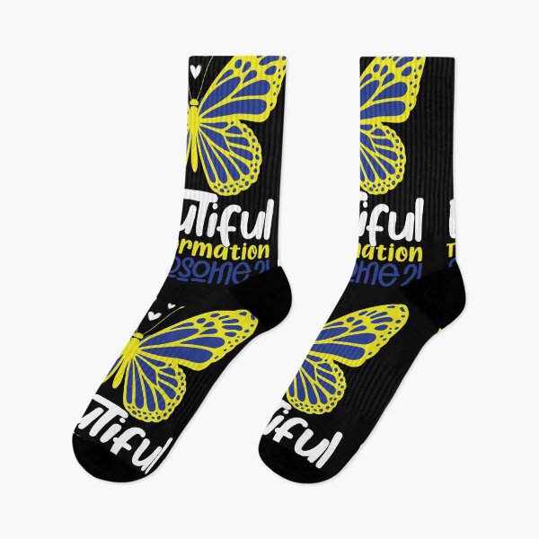 Item preview, Beautiful Transformation Chromosome 21 Down Syndrome Awareness designed and sold by GravitiTees.