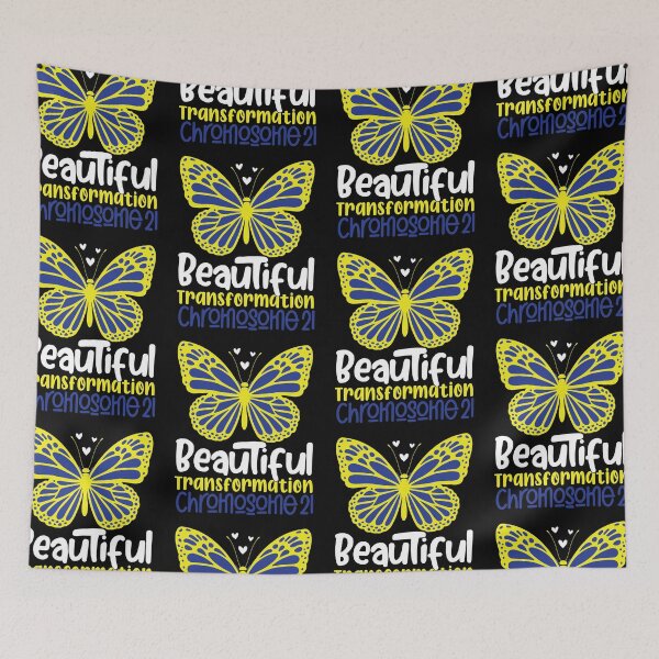 Item preview, Beautiful Transformation Chromosome 21 Down Syndrome Awareness designed and sold by GravitiTees.