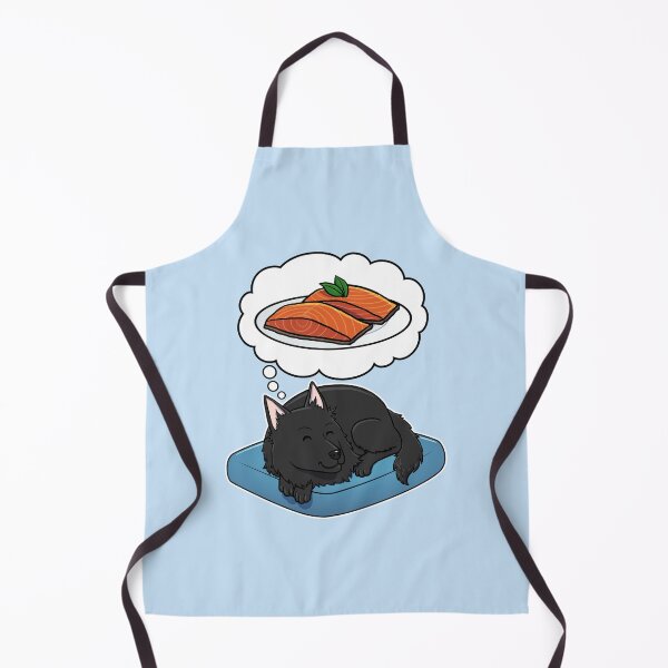 Item preview, Belgian Sheepdog dreaming about Salmon designed and sold by DoggieDelights.