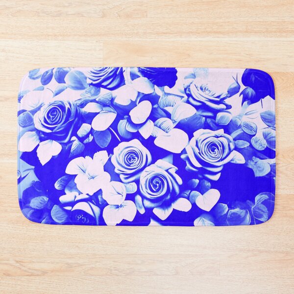 Item preview, Cobalt Blue and White Roses in Vase designed and sold by asurtiumgreen.