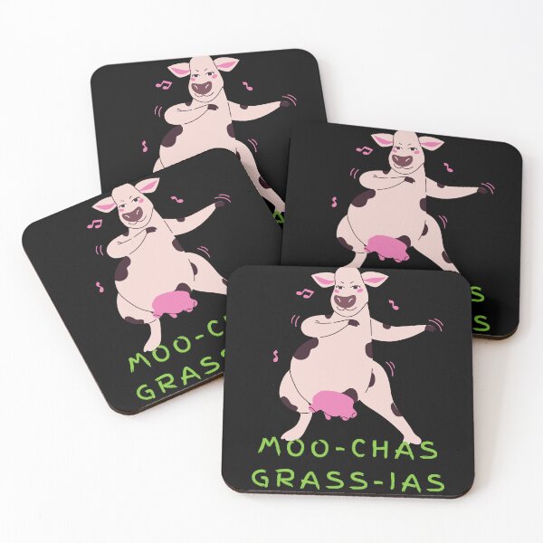 Item preview, Muchas Gracias- Moo-chas Grass-ias-Funny Cow designed and sold by artfartzzz.