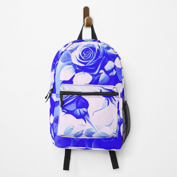 Item preview, Cobalt Blue and White Roses in Vase designed and sold by asurtiumgreen.
