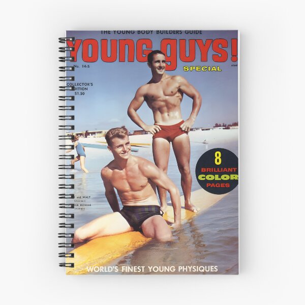 Item preview, YOUNG GUYS! Special Body Builders Guide - Vintage Physique Muscle Male Model Magazine Cover designed and sold by Clinton Moore.