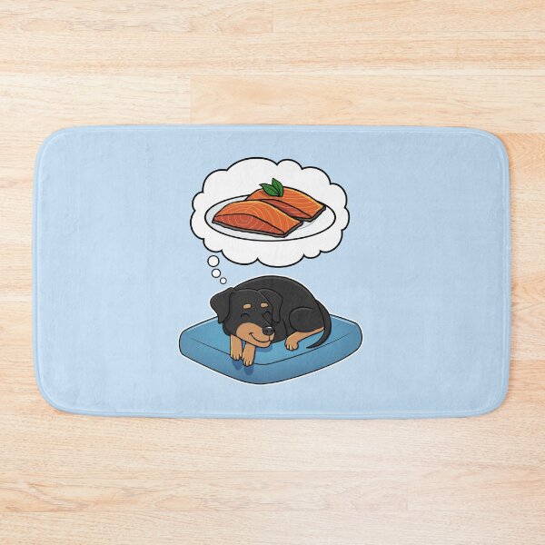 Item preview, Miniature Pinscher dreaming about Salmon designed and sold by DoggieDelights.