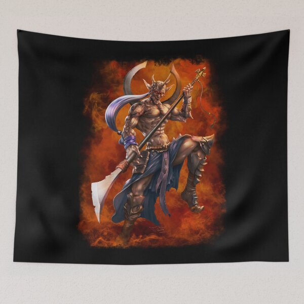 Item preview, Japanese demon designed and sold by TQdigitalart.