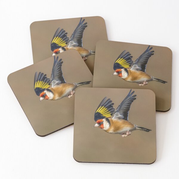 Item preview, Goldfinch in flight designed and sold by AliMarleyPhoto.