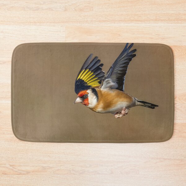 Item preview, Goldfinch in flight designed and sold by AliMarleyPhoto.