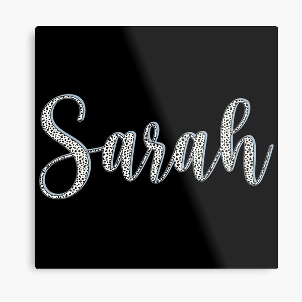 sarah name wallpaper in glitter