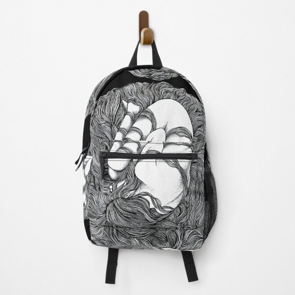 Item preview, in the hair circle.Lonely woman designed and sold by Arthinkink.