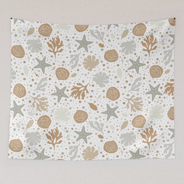 Item preview, Henri Matisse-Style Ocean-Inspired iPhone Case with Coral and Sea Life Design in Neutral Hues designed and sold by blomastudios.