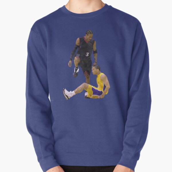 Allen Iverson Steps Over Tyronn Lue Low Poly Pullover Sweatshirt