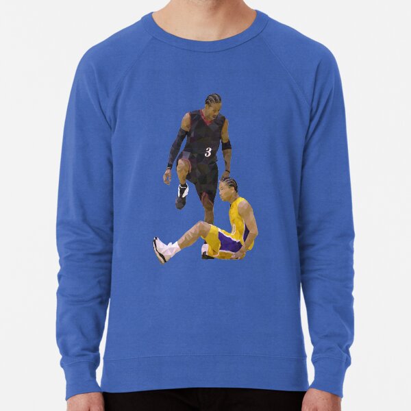 Allen Iverson Steps Over Tyronn Lue Low Poly Lightweight Sweatshirt