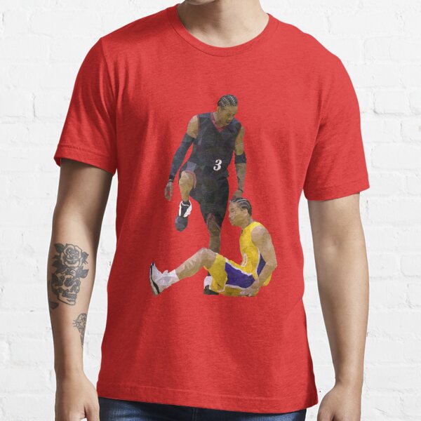 Allen Iverson Steps Over Tyronn Lue Low Poly T-Shirt