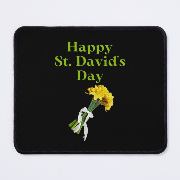 Item preview, Happy Saint Davids Day,Dydd Gŵyl Dewi Sant Hapus! St. David's Day Gifts with Daffodils designed and sold by facePale.