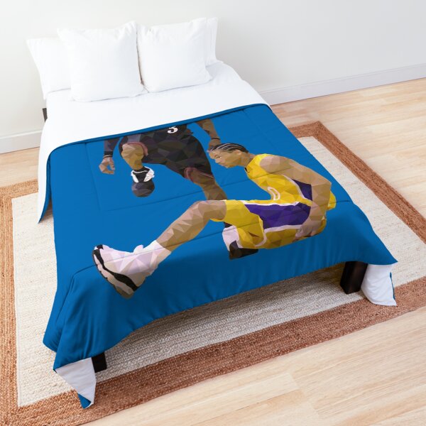 Allen Iverson Steps Over Tyronn Lue Low Poly Comforter