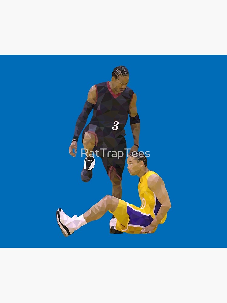 Allen Iverson Steps Over Tyronn Lue Low Poly Tapestry for Sale by  RatTrapTees