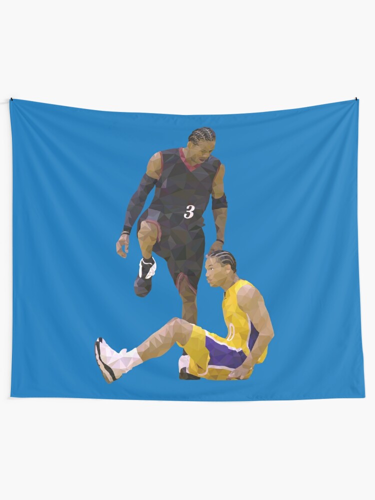 Disover Allen Iverson Steps Over Tyronn Lue Low Poly | Tapestry