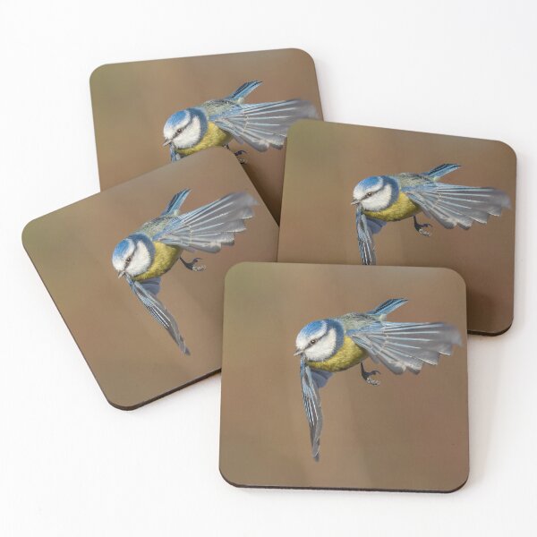 Item preview, Blue tit flight designed and sold by AliMarleyPhoto.