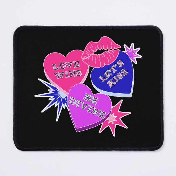 Item preview, Bisexual pride flag colour candy hearts, valentine candy hearts, gay pride, pride month, valentines day designed and sold by allycat57.
