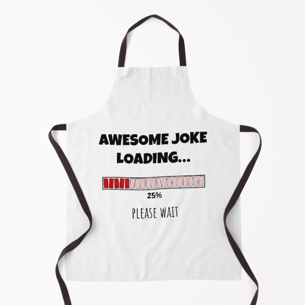 Item preview, Awesome Joke Loading... Please wait | Funny and witty loading bar text design designed and sold by ArtworkbyEmmy.