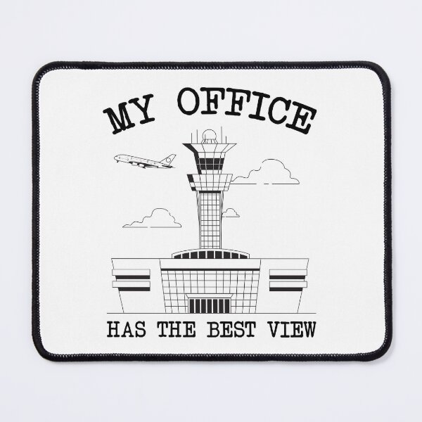 Item preview, Funny Air Traffic Controller Office Airport Tower - White Background designed and sold by Ikaroots.