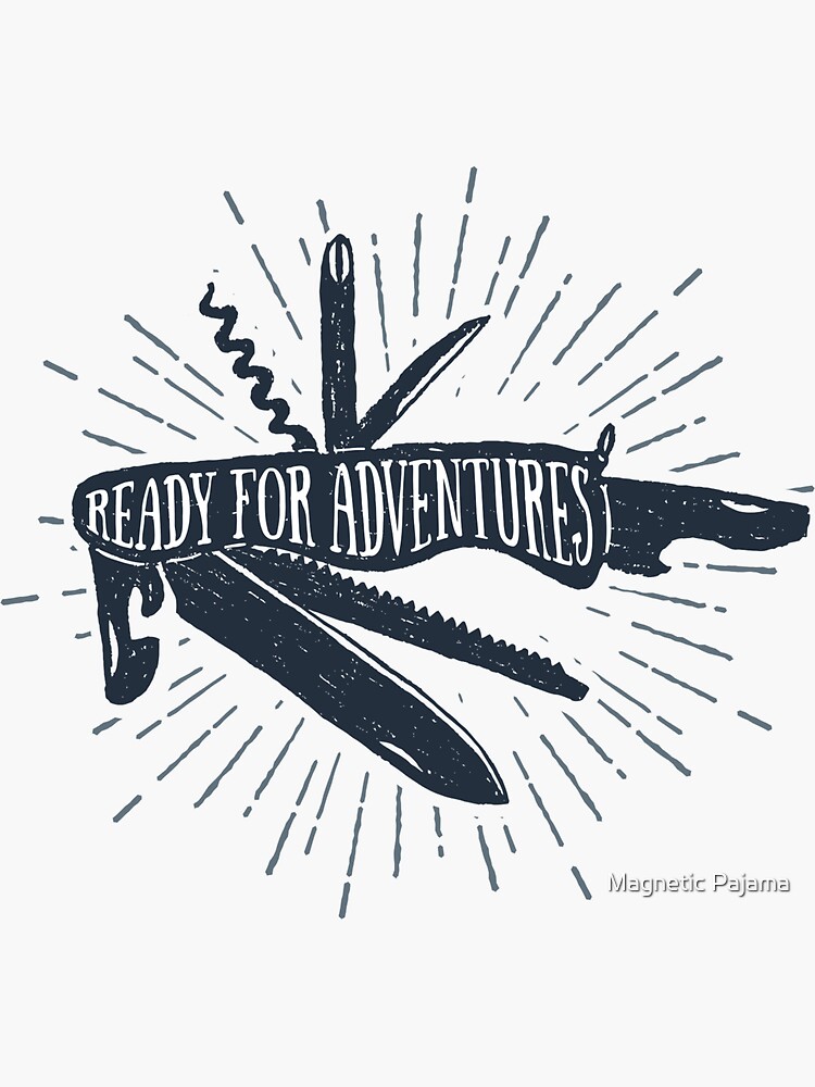 Ready for Adventures Wanderlust Pocket Knife by MagneticMama