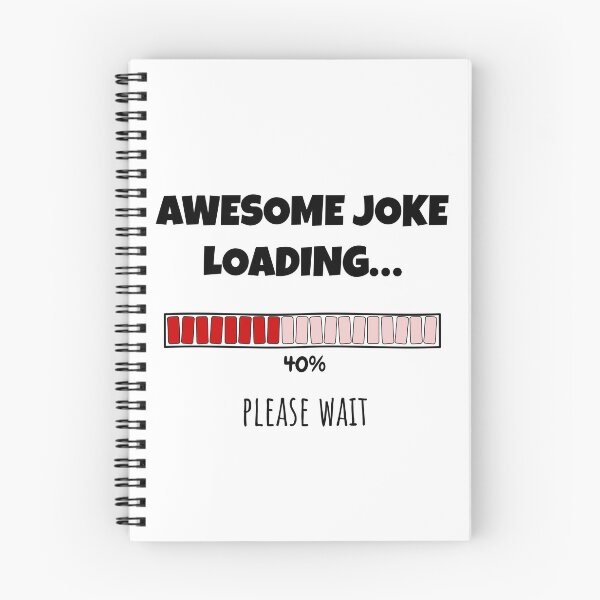 Item preview, Awesome Joke Loading... Please wait | Funny and witty loading bar text design designed and sold by ArtworkbyEmmy.