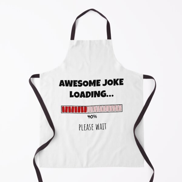 Item preview, Awesome Joke Loading... Please wait | Funny and witty loading bar text design designed and sold by ArtworkbyEmmy.