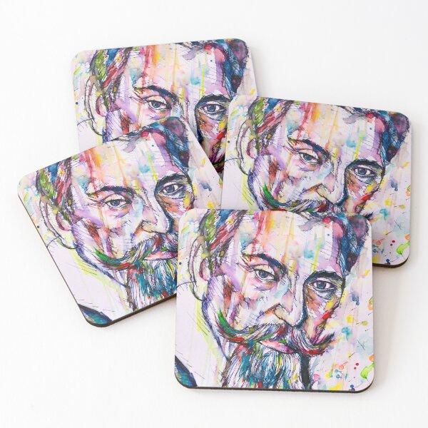 Item preview, CLAUDIO MONTEVERDI watercolor and inks portrait designed and sold by lautir.