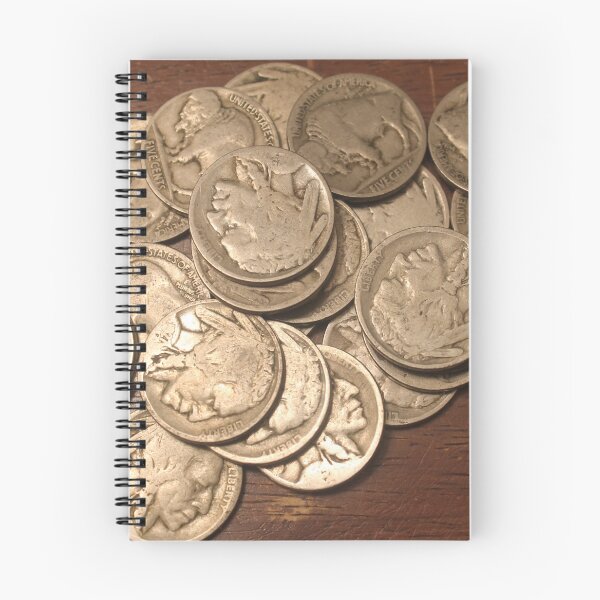 Item preview, Pile of Buffalo Nickels designed and sold by coinsxcrochet.