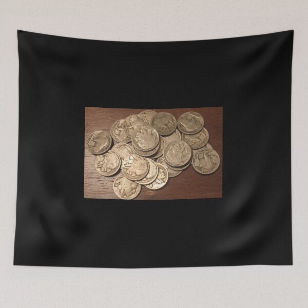 Item preview, Pile of Buffalo Nickels designed and sold by coinsxcrochet.