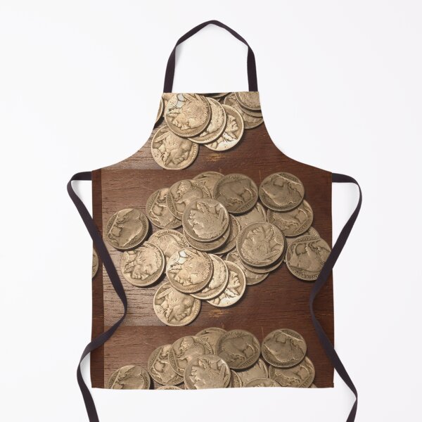 Item preview, Pile of Buffalo Nickels designed and sold by coinsxcrochet.