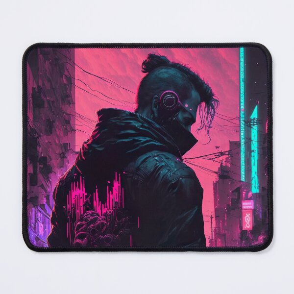 Item preview, Lonely Soul In A Cyberpunk City designed and sold by Nightarcade.