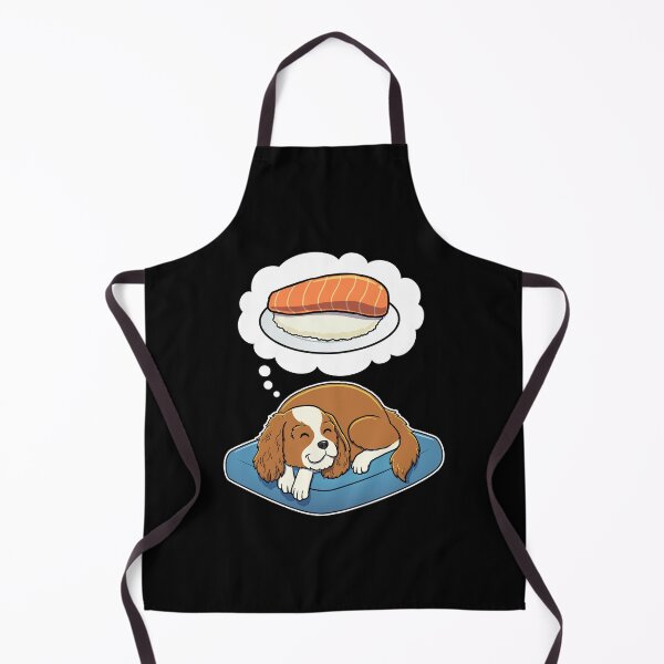 Item preview, Cavalier King Charles Spaniel dreaming about Sashimi designed and sold by DoggieDelights.