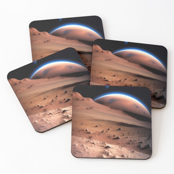 Item preview, Mars space ship, glaxy planets  designed and sold by Arctic frame studio.