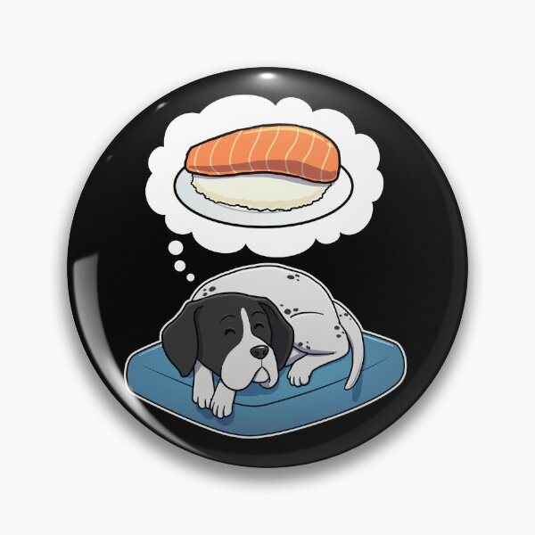 Artikelvorschau, English Pointer dreaming about Sashimi entworfen und verkauft von DoggieDelights.