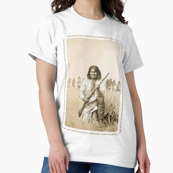Artikel-Vorschau von Geronimo-T-Shirt / Goyaałé, designt und verkauft von scarabtees.