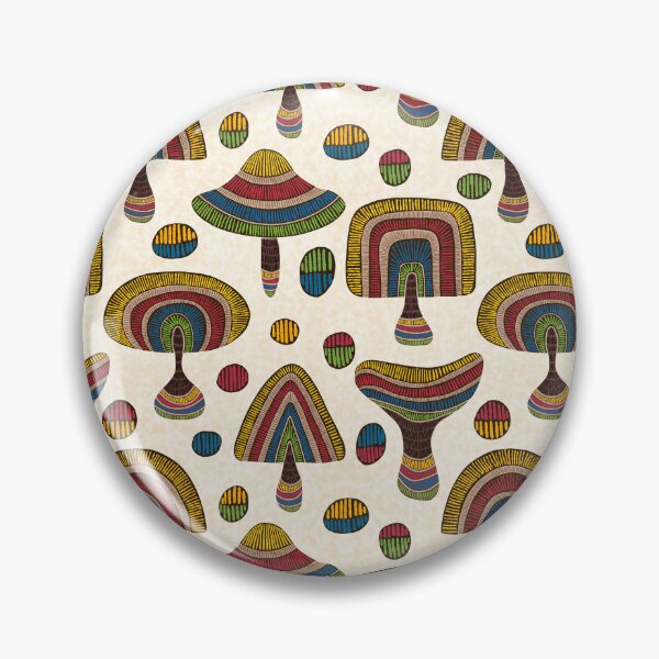 Item preview, AP262 African Mushroom Pattern designed and sold by DuckyRubin.