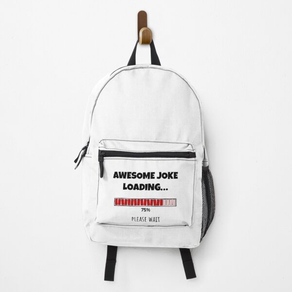 Item preview, Awesome Joke Loading... Please wait | Funny and witty loading bar text design designed and sold by ArtworkbyEmmy.