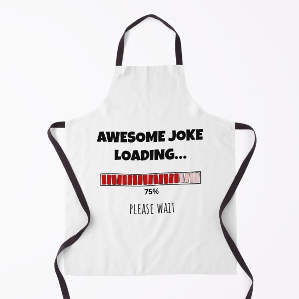 Item preview, Awesome Joke Loading... Please wait | Funny and witty loading bar text design designed and sold by ArtworkbyEmmy.