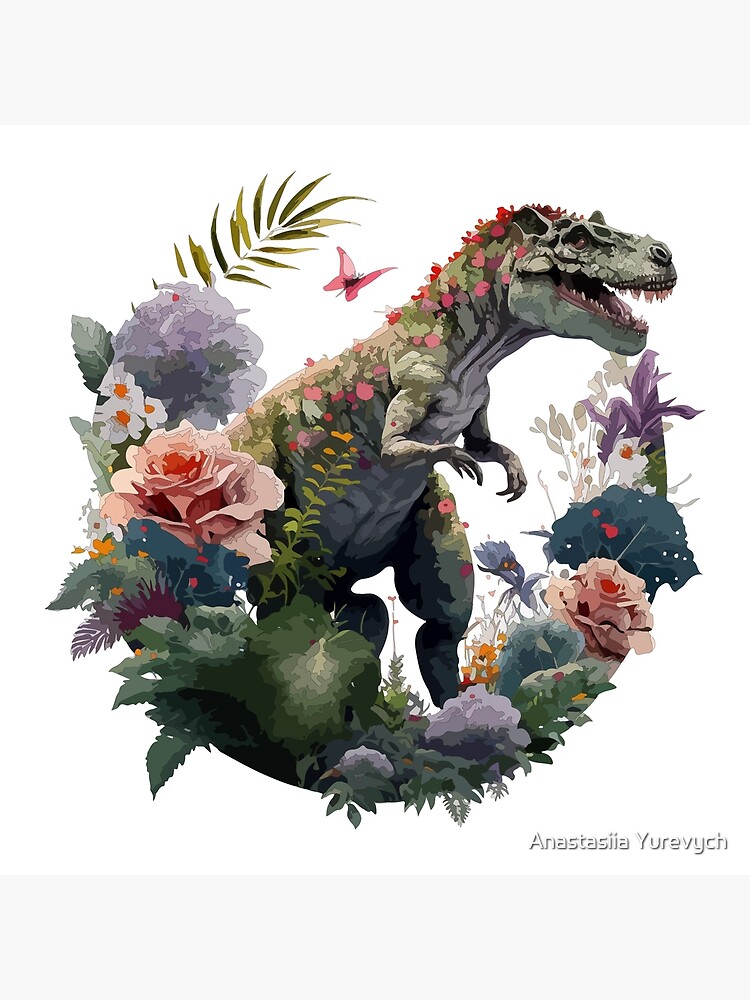 Dinosaur tyrannosaurus t rex icon black color illustration flat