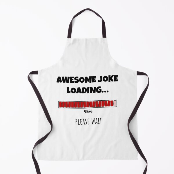 Item preview, Awesome Joke Loading... Please wait | Funny and witty loading bar text design designed and sold by ArtworkbyEmmy.
