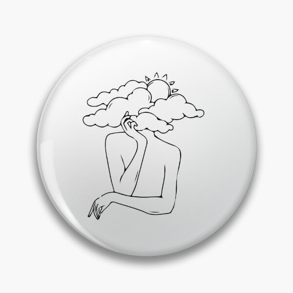 Item preview, Think - Black Ink Line Art  designed and sold by InkStation24.