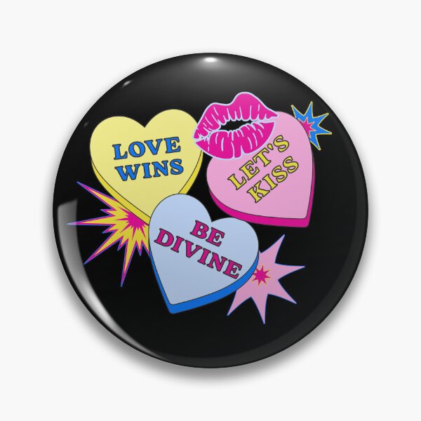 Item preview, Pansexual pride flag colour candy hearts, valentine candy hearts, gay pride, pride month, valentines day designed and sold by allycat57.